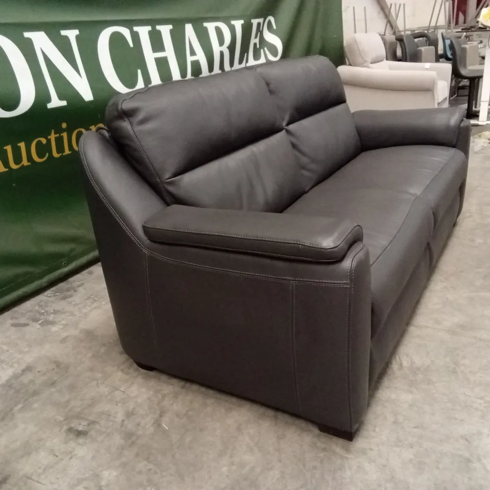 QUALITY DESIGNER ITALIAN MADE AVILA 3 SEATER LEATHER SOFA