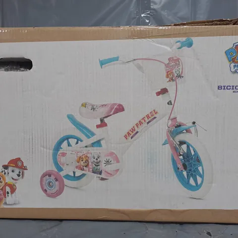 BOXED PAW PATROL 12" BIKE