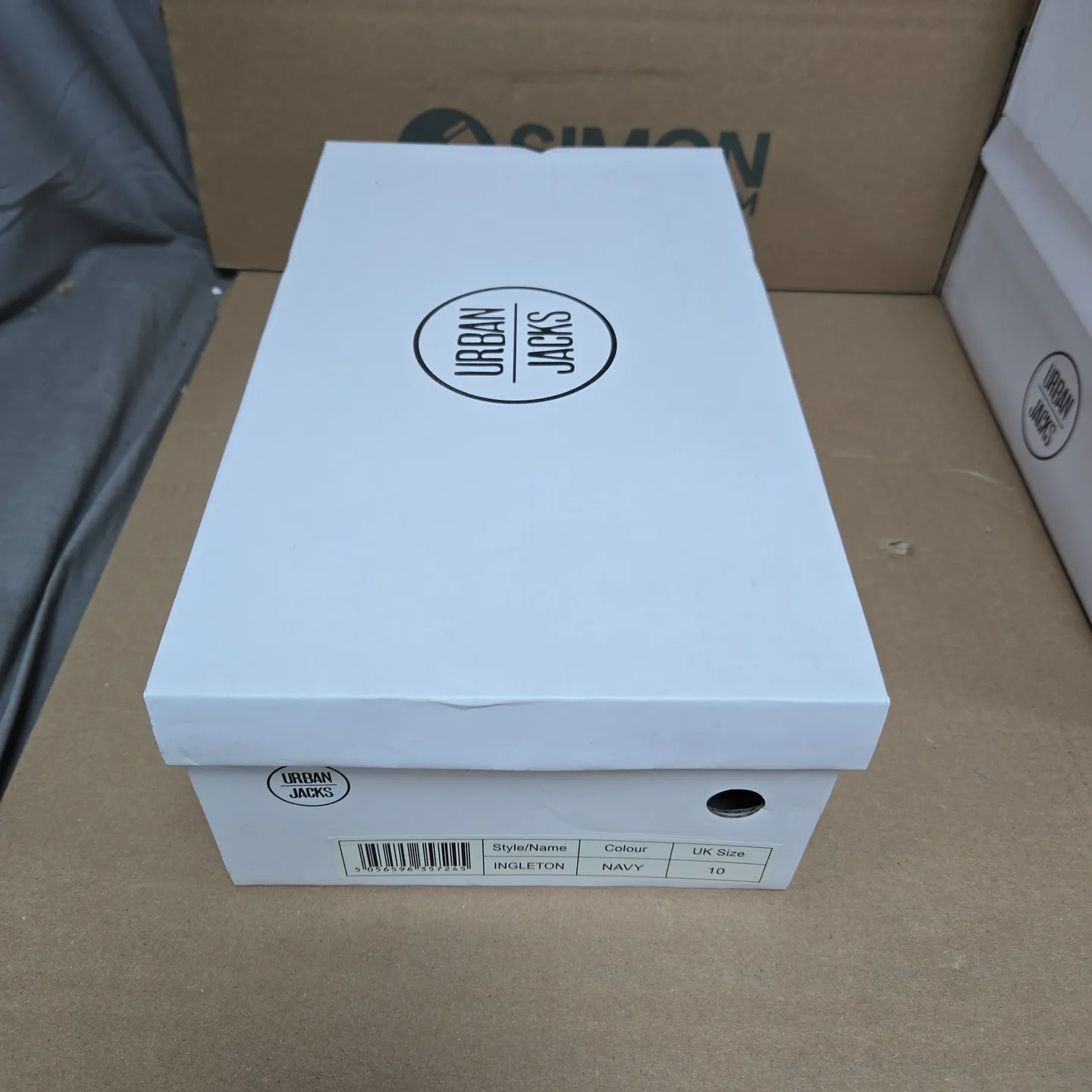 URBAN JACKS INGLETON NAVY TRAINERS – UK 10