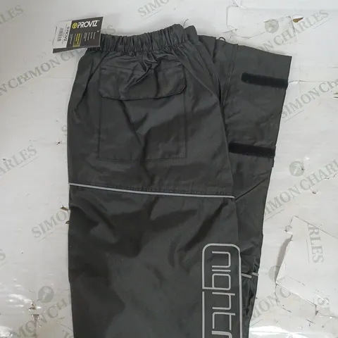 PROVIZ NIGHTRIDER OVERTROUSER IN BLACK SIZE 16