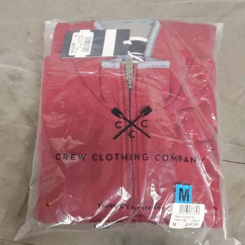 BAGGED CREW CLOTHING COMPANY FLAG HALF ZIP IN CORVOVAN - MEDIUM