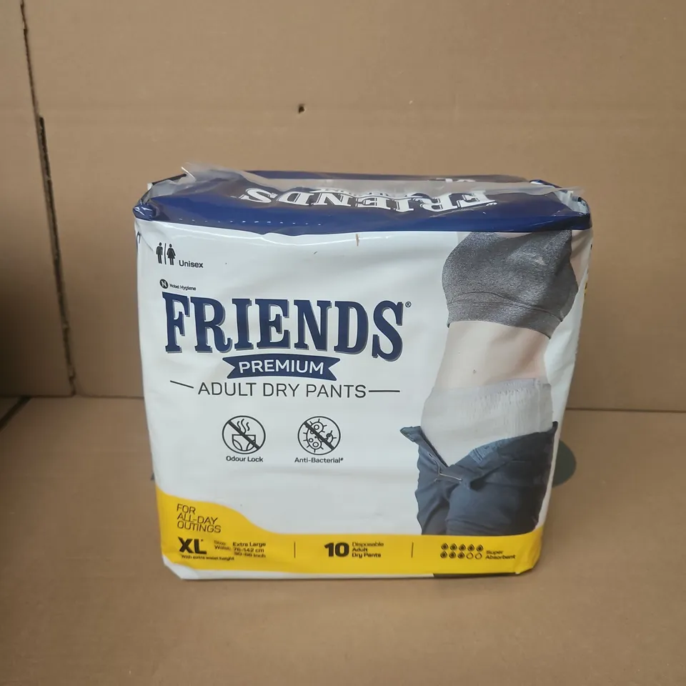 FRIENDS ADULT DRY PANTS PREMIUM X-LARGE 10PK