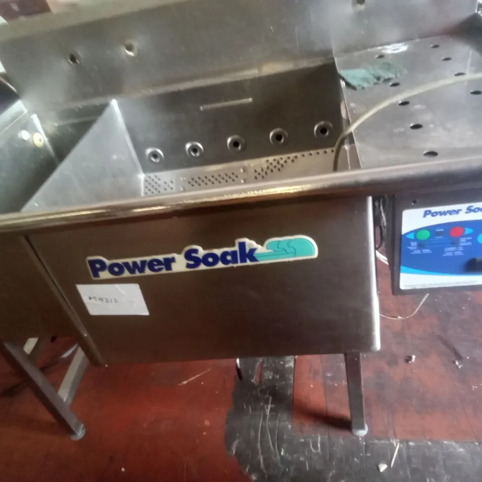 POWER SOAK DISHWASHING UNIT 