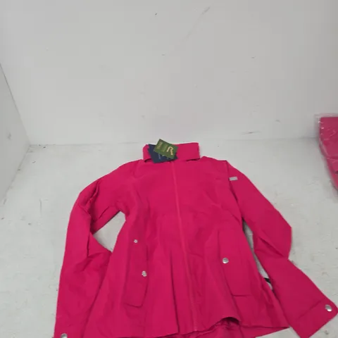 REGATTA GREAT OUTDOORS WATERPROOF JACKET – WOMEN'S PINK, UK SIZE 10