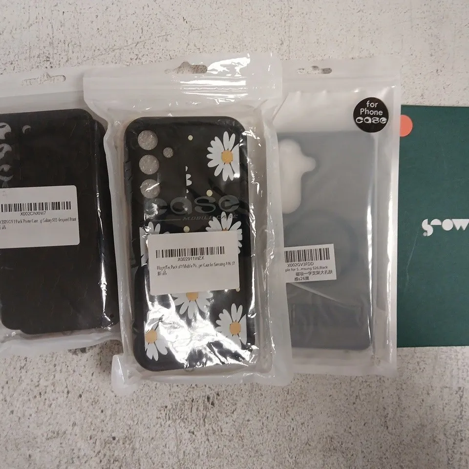 APPROXIMATELY 10 ASSORTED HOUSEHOLD ITEMS TO INCLUDE PHONE CASES, ETC