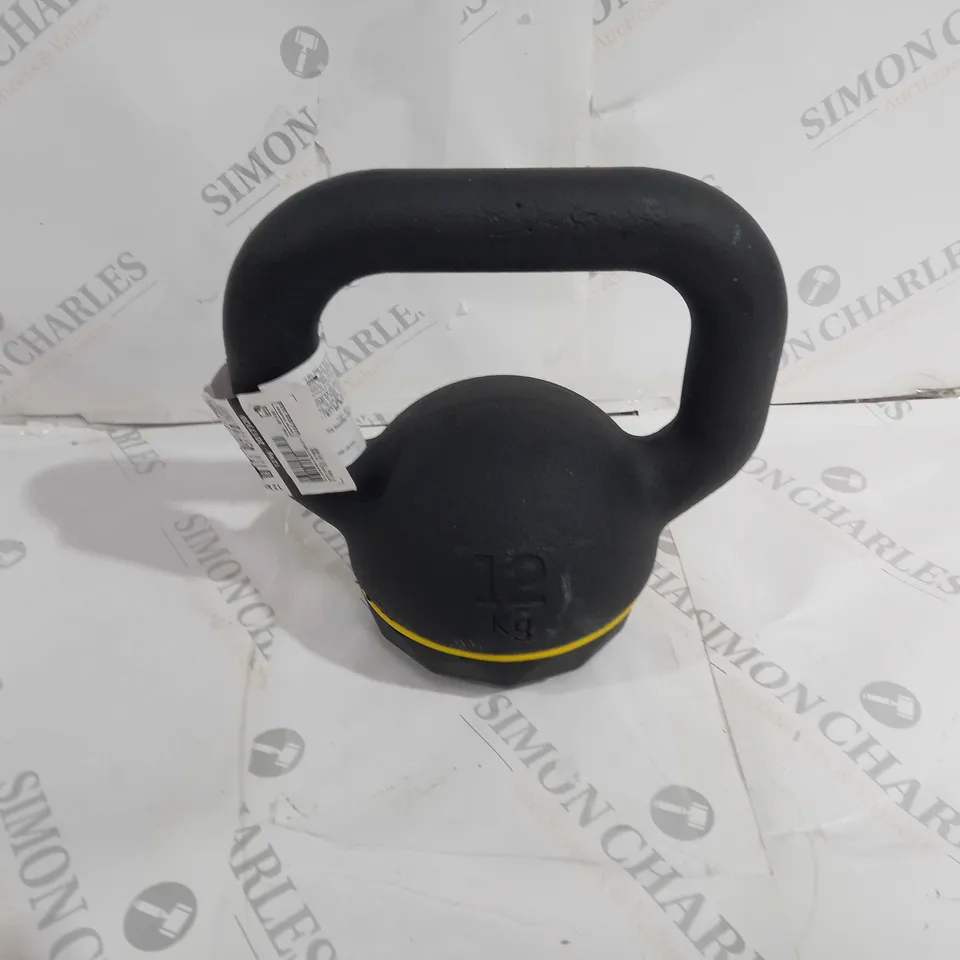 DOMYOS SINGLE 12KG KETTLEBELL 