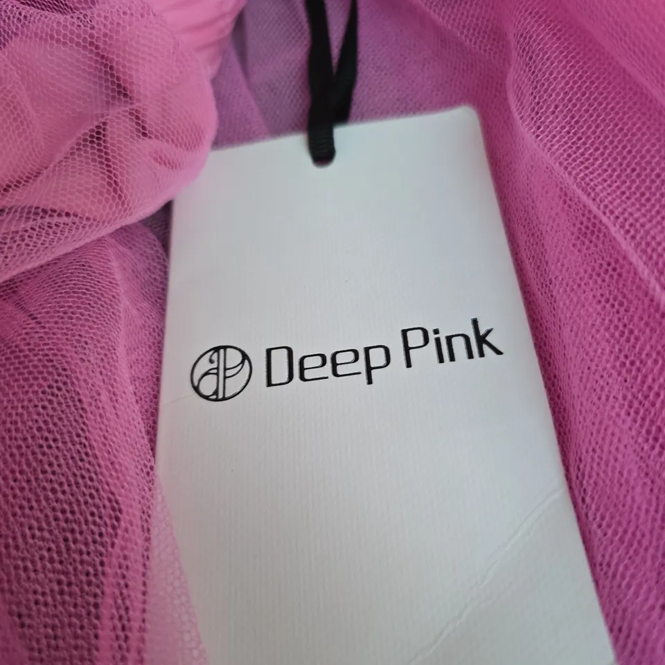 DEEP PINK TULLE DRESS – PINK WOMEN’S CLOTHING (DEEP PINK BRAND)-SIZE UNSPECIEFIED