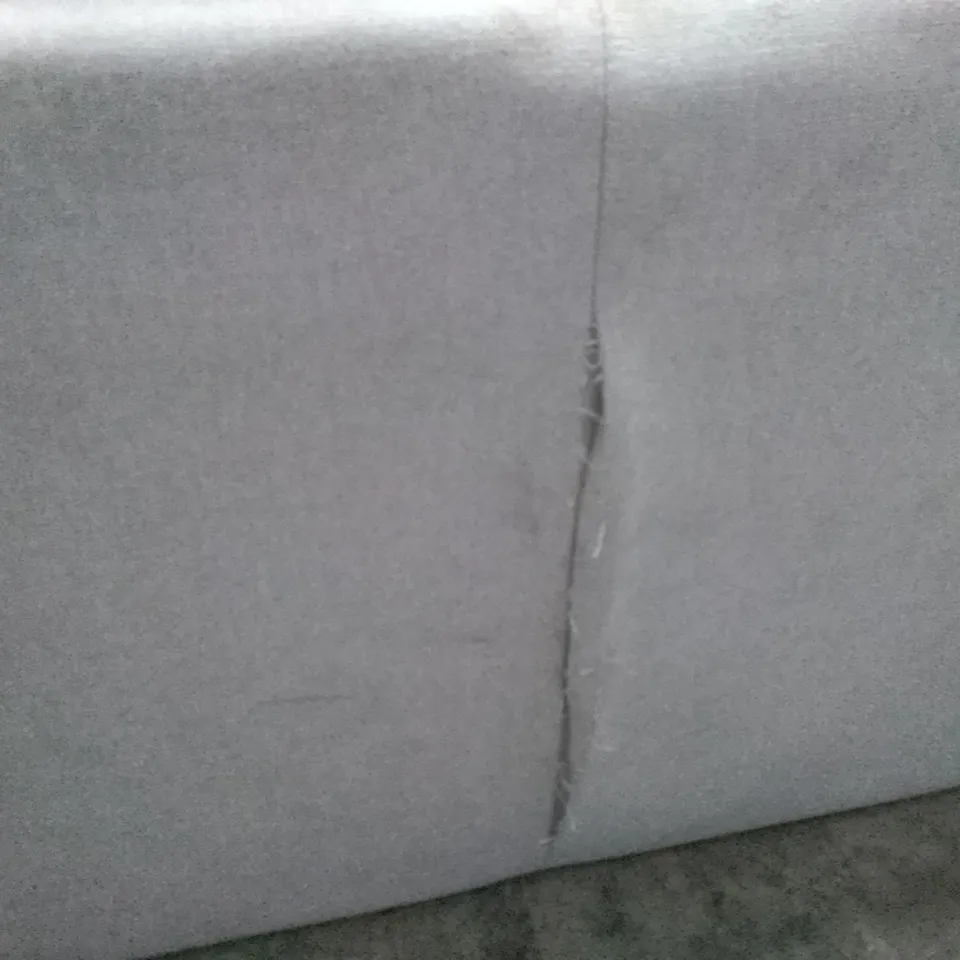 QUALITY DESIGNER 3 SEATER SOFA - GREY FABRIC 