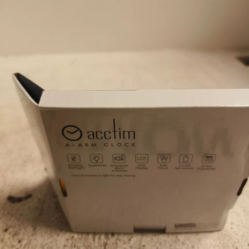 ACCTIM ALARM CLOCK – PINK SILICONE CASE