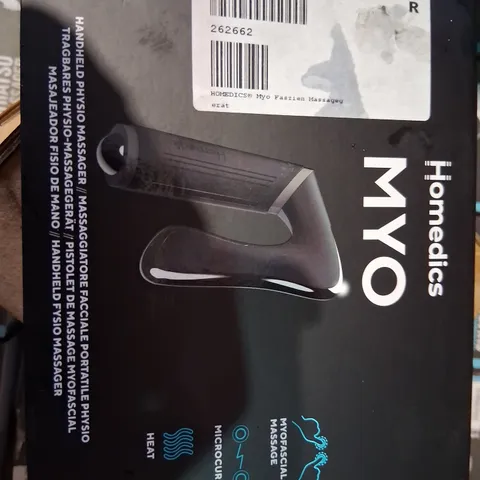 BOXED HOMEDICS MYO HANDHELD PHYSIO MASSAGER 