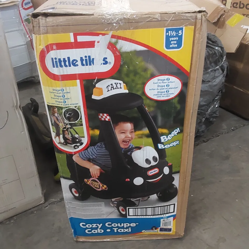 BOXED LITTLE TIKES COZY COUPE CAB/TAXI