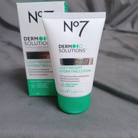 NO7 DERM SOLUTIONS LIGHTWEIGHT HYDRATING LOTION 50ML