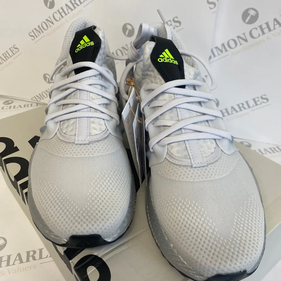 BOXED PAIR OF ADIDAS X_PLRBOOST TRAINERS SIZE 8.5