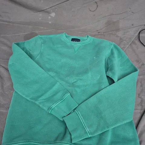 CREW CLOTHING COMPANY GREEN CREWNECK SWEATSHIRT – MEN'S MEDIUM