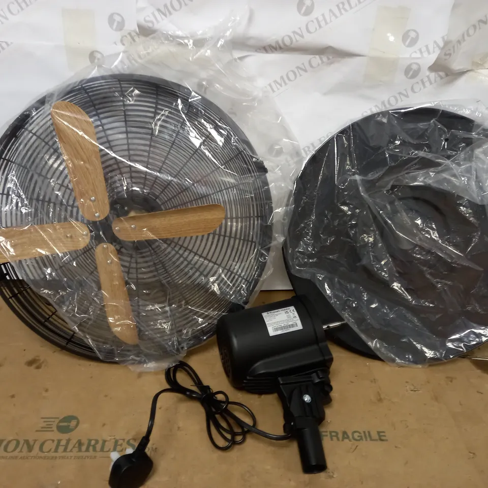 RUSSELL HOBS SCANDI 16 INCH BLACK PEDESTAL FAN