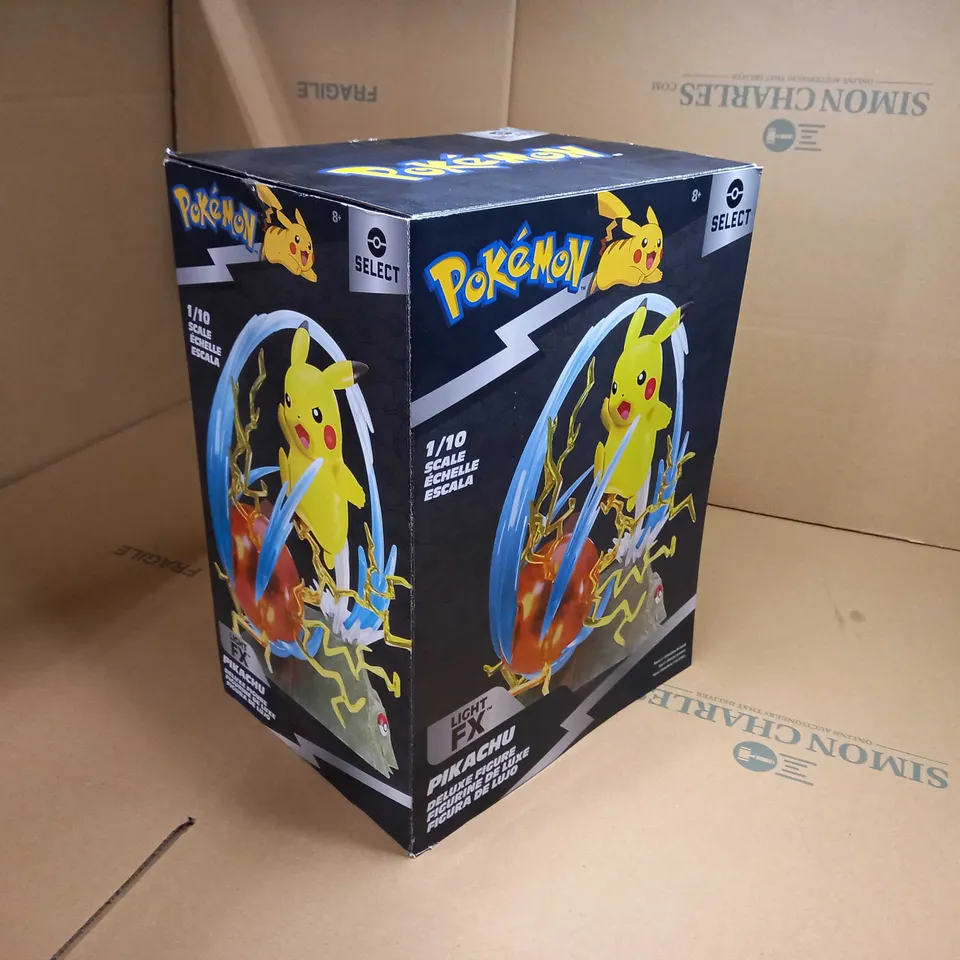 BOXED POKEMMON PIKACHU DELUXE FIGURE