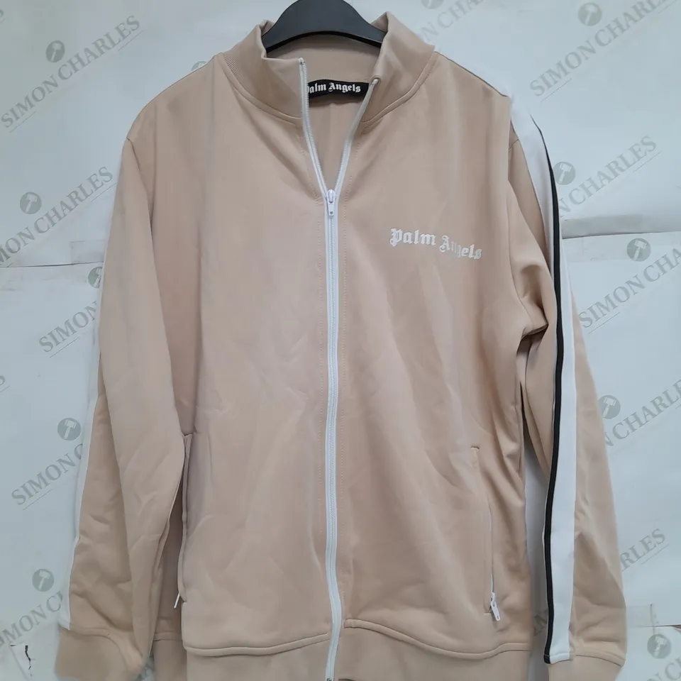 PALM ANGELS SMALL NUDE/WHITE PALM ANGELS JACKET 
