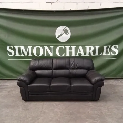 WILMSLOW LEATHER 3 SEATER SOFA