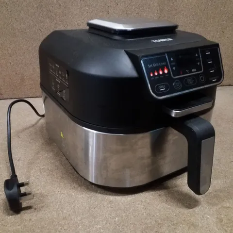 BOXED TOWER 5-IN-1 AIR FRYER & SMOKELESS GRILL
