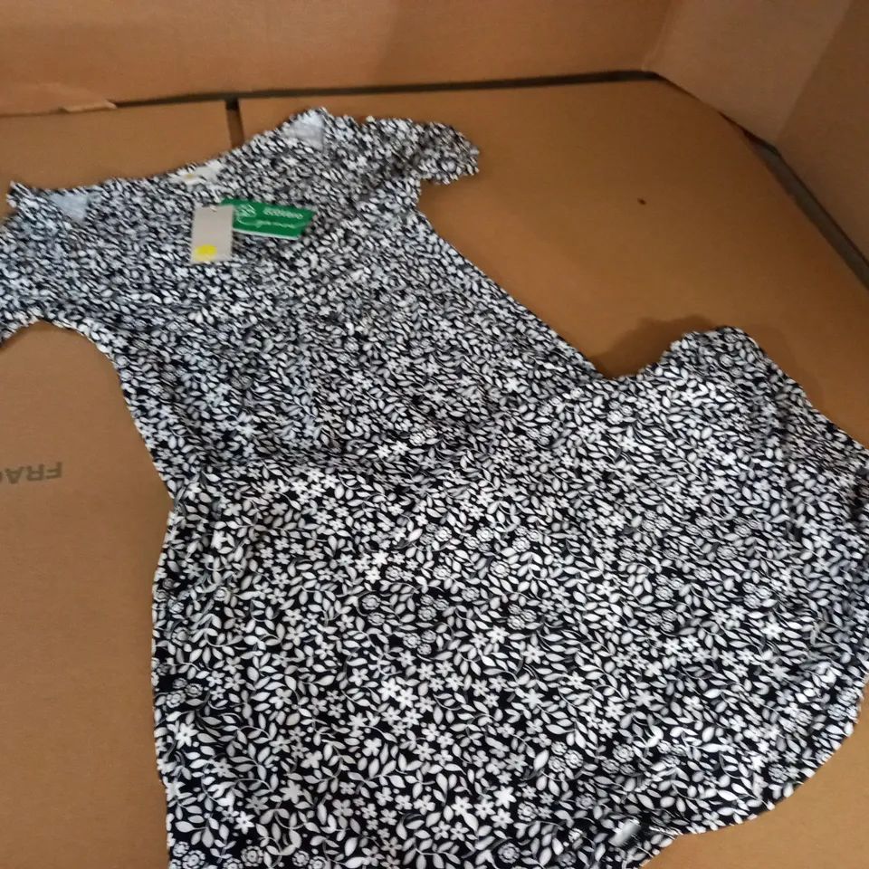 BODEN FLORAL PATTERNED DRESS - UK 10 P
