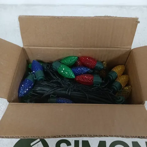 FESTIVE 50 BULB STRING INDOOR/OUTDOOR CHRISTMAS LIGHTS