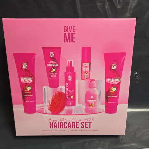 GIVE ME ARGAN OIL & COCONUT OIL HAIRCARE SET