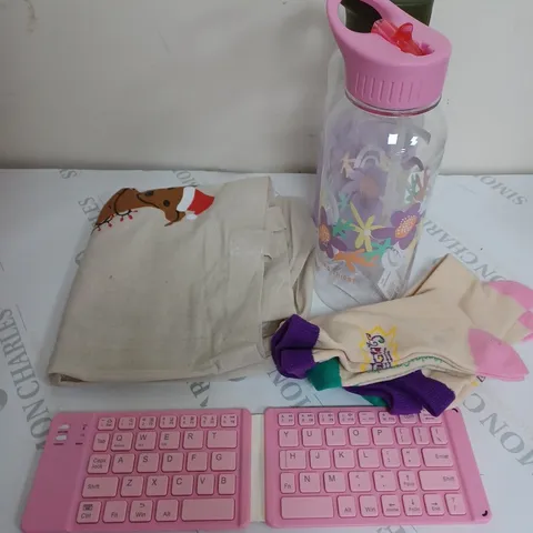 BOX OF ASSORTED HOUSEHOLD ITEMS TO INCLUDE , CALENDERS , NOTEBOOKS AND CANDLES