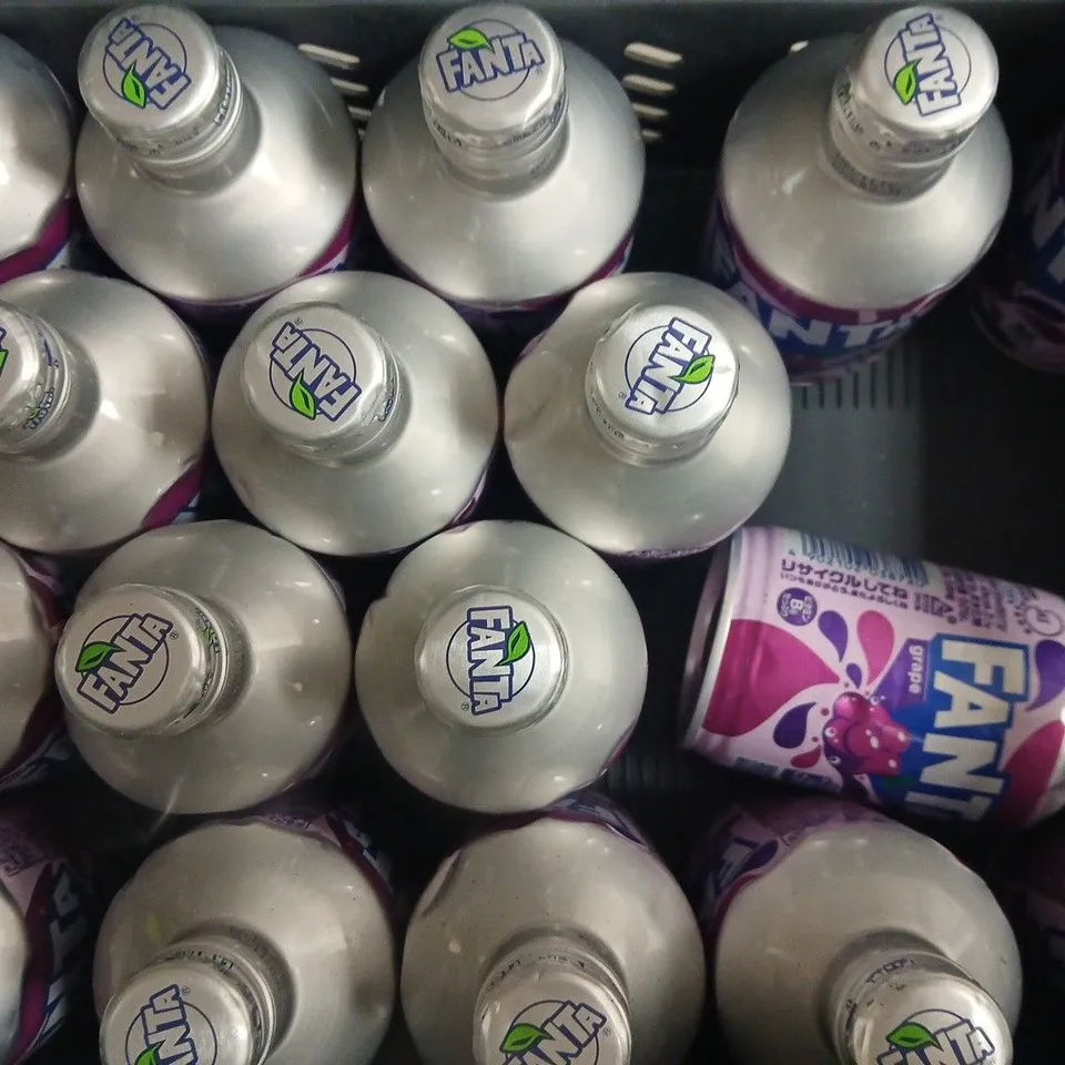 APPROXIMATELY 18 ASSORTED FOOD AND DRINK ITEMS TO INCLUDE FANTA, YFOOD, TOFU, ETC