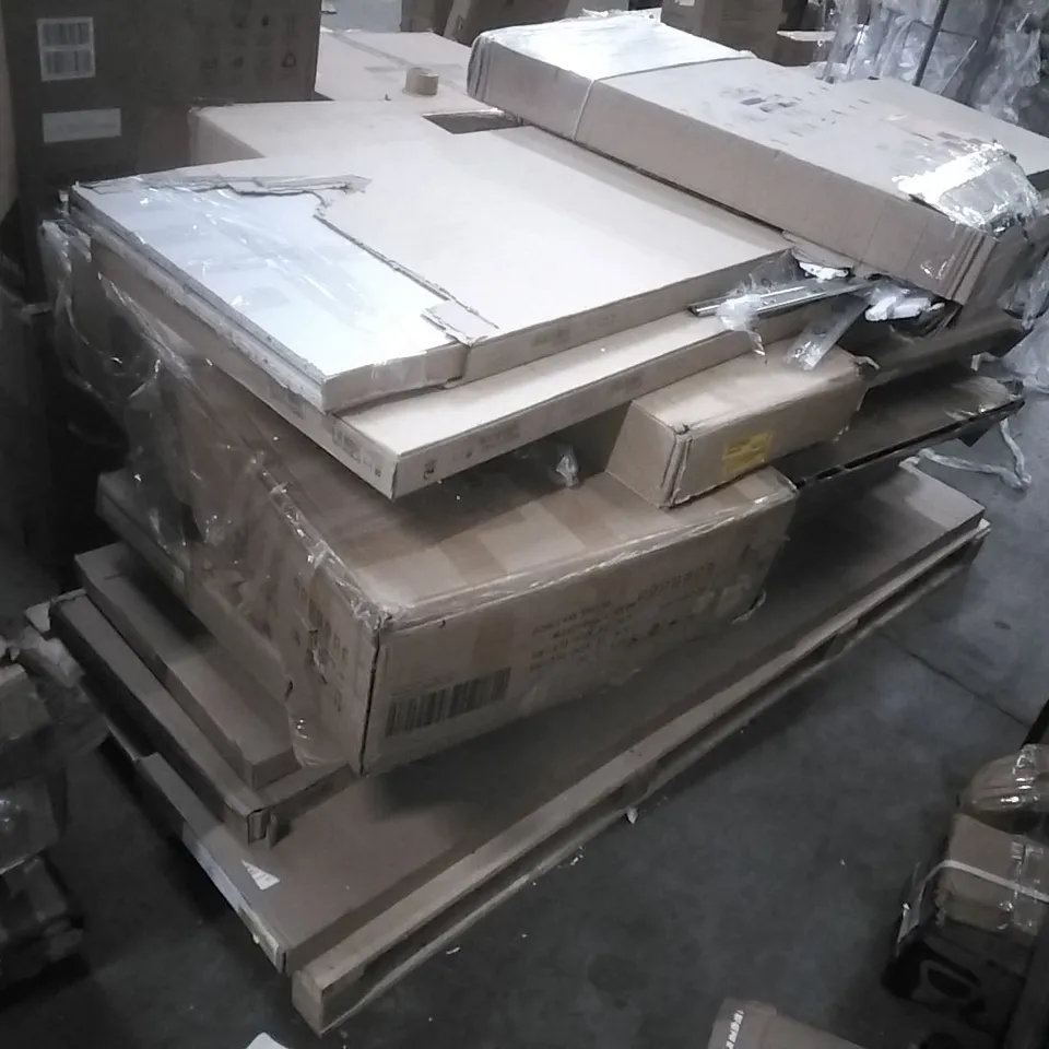 PALLET CONTAINING ASSORTED FLATPACK FURNITURE PARTS