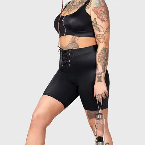 BRAND NEW KILLSTAR - RACE RAPTURE BIKE SHORTS SIZE XS