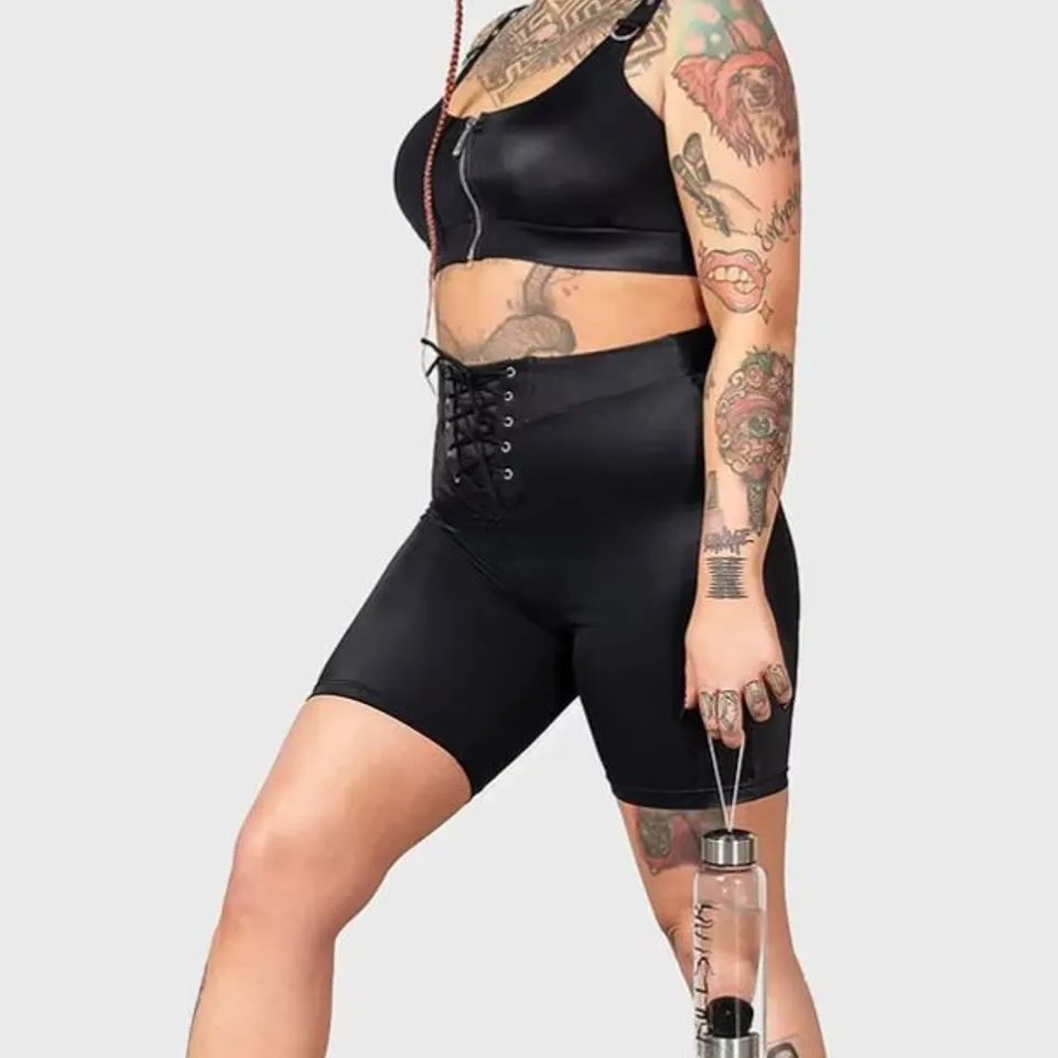 BRAND NEW KILLSTAR - RACE RAPTURE BIKE SHORTS SIZE XS
