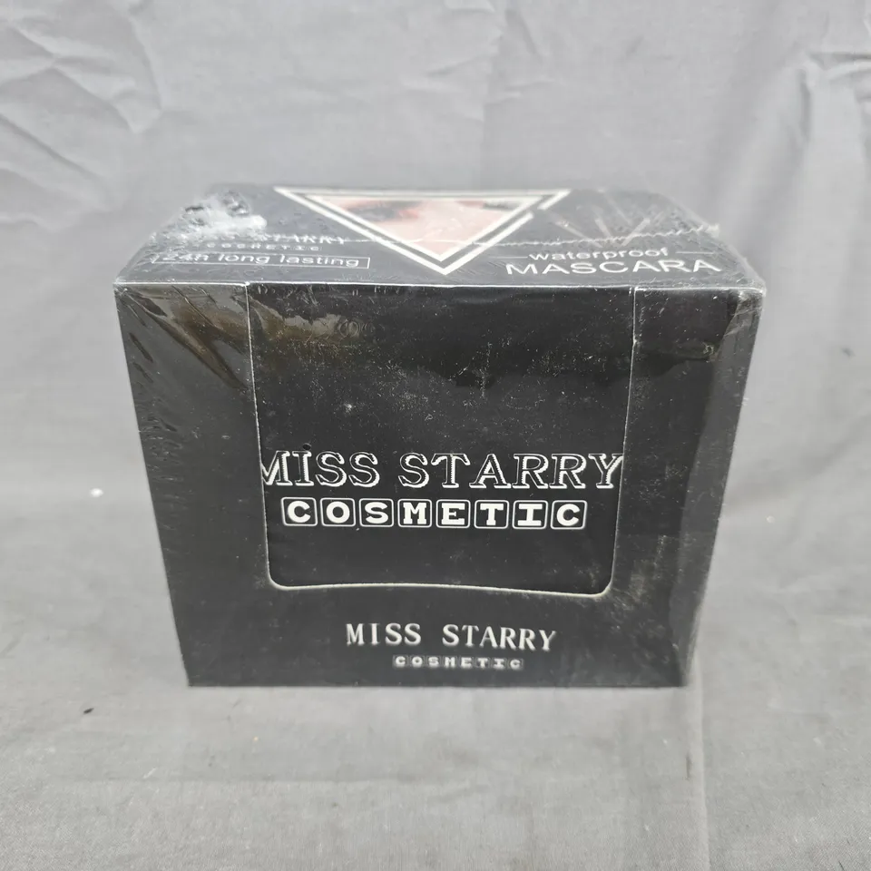 SEALED MISS STARRY BOX OF APPROXIMATELY 24 WATERPROOF MASCARA
