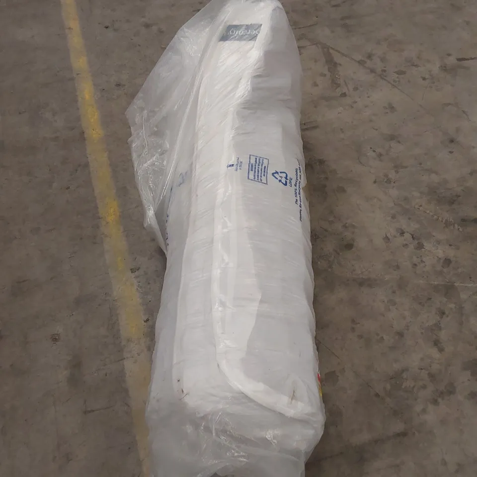 QUALITY BAGGED AND ROLLED 4' SMALL DOUBLE SERENITY HYBRID COIL AND MEMORY FOAM MATTRESS