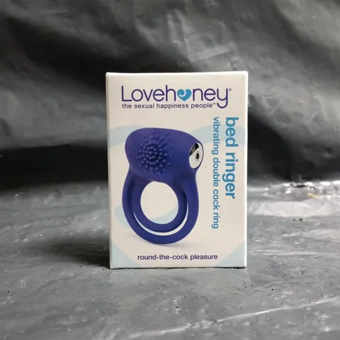 BOZED LOVEHONEY BED RINGER β VIBRATING DOUBLE COCK RING