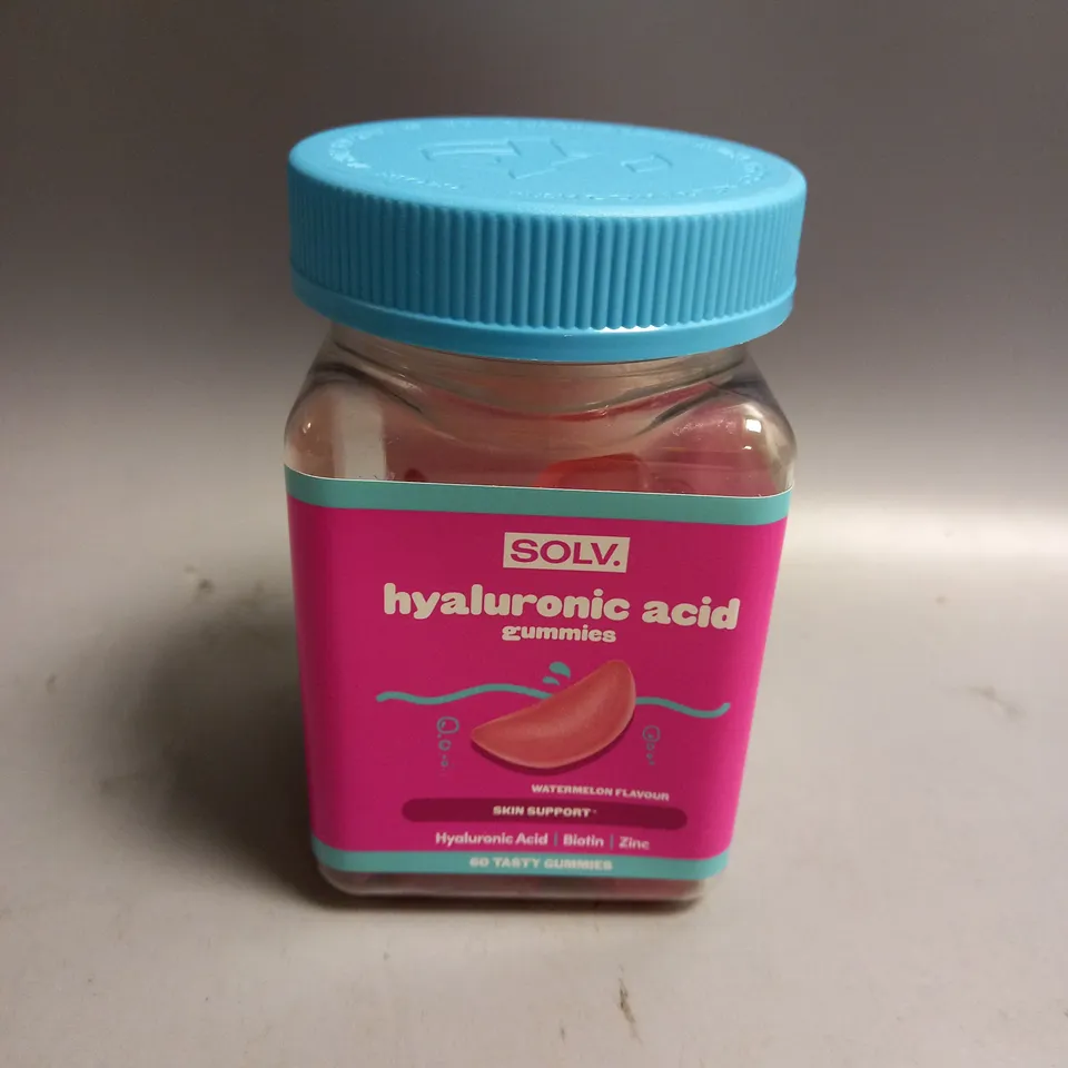 SOLV. HYALURONIC ACID GUMMIES X 60