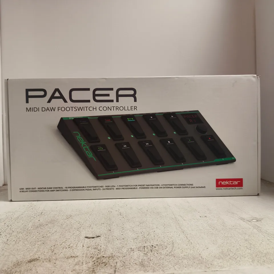 NEKTAR PACER MIDI DAW FOOTSWITCH CONTROLLER