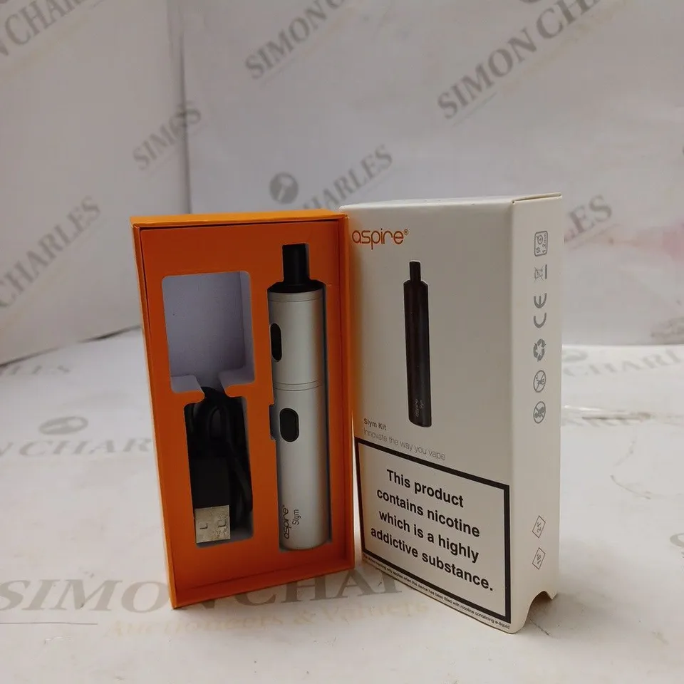 BOXED ASPIRE SLYM KIT - SILVER. 
