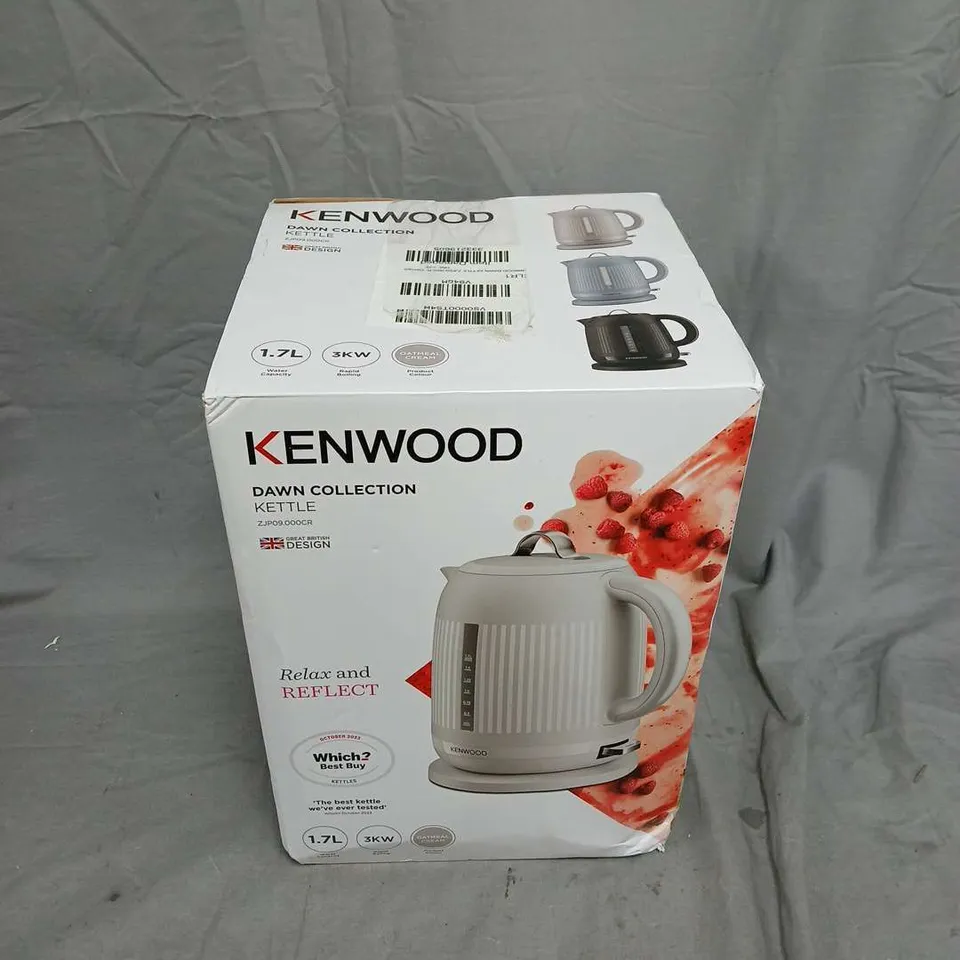 BOXED KENWOOD DAWN COLLECTION KETTLE – WHITE, 1.7L, 3KW