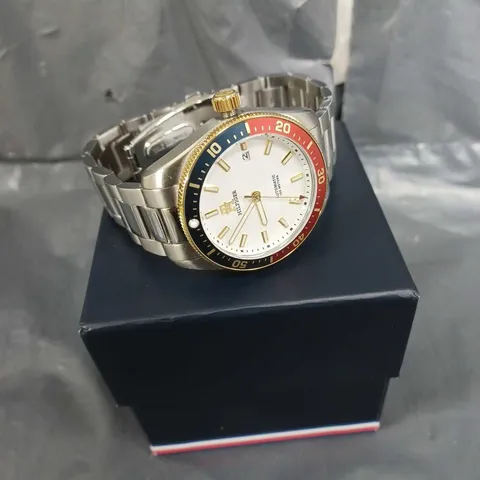 TOMMY HILFIGER AUTOMATIC STAINLESS STEEL MEN'S WATCH