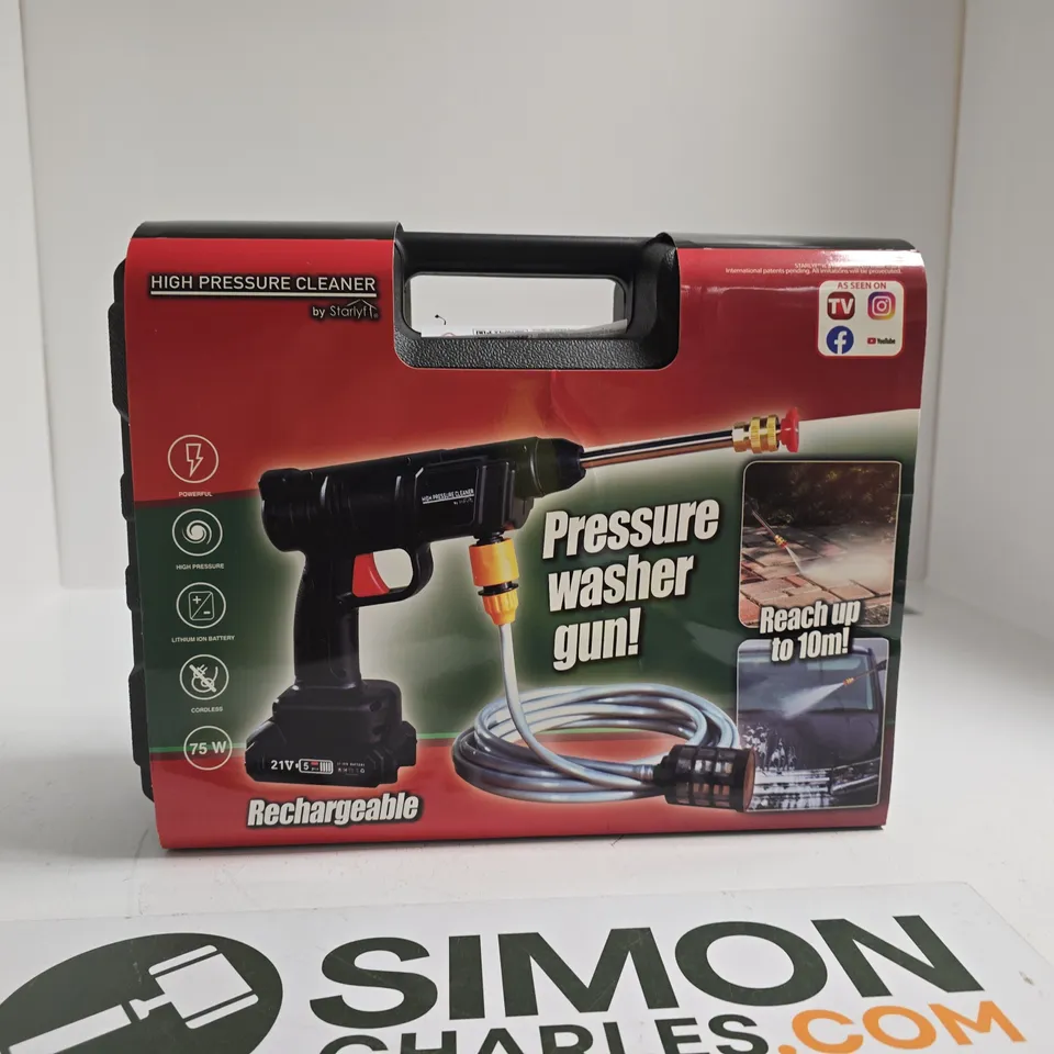 PRESSURE WASHER GUN KIT – RECHARGEABLE 21V (BOXED)