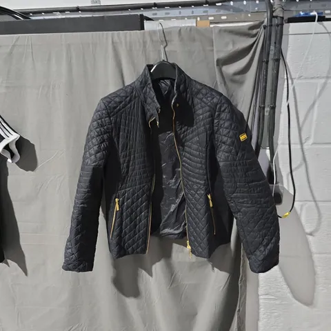 BARBOUR INTERNATIONAL QUILTED JACKET, BLACK – MEN'S