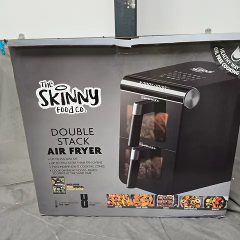 BOXED SKINNY FOOD CO DOUBLE STACK AIR FRYER