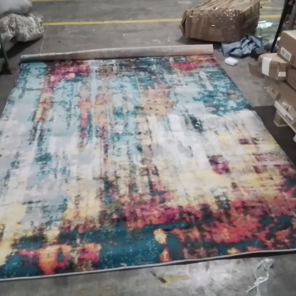 STILLAGE OF APPROXIMATELY 20 QUALITY DESIGNER RUGS