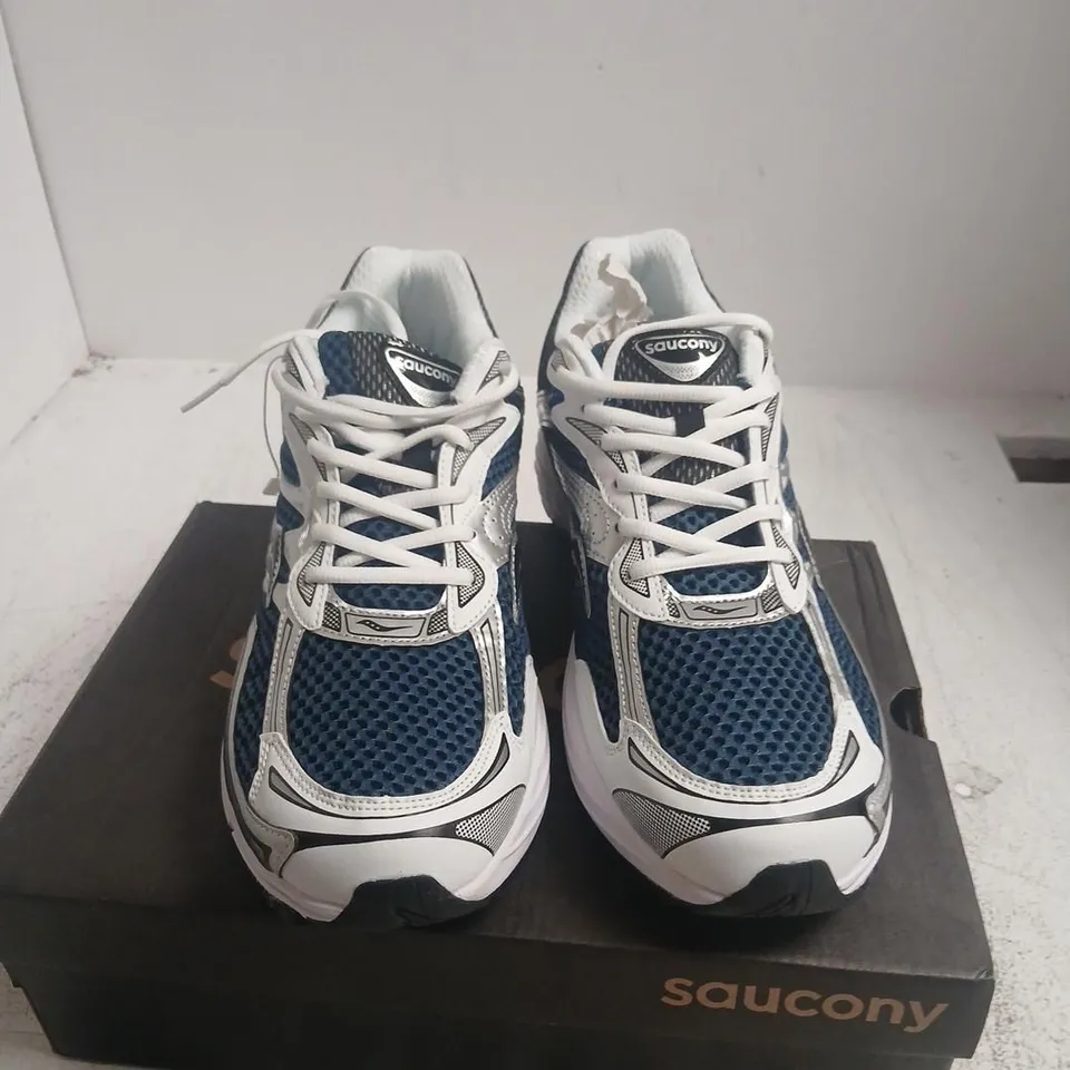 SAUCONY PRO GRID OMNI 9 RUNNING SHOES – BLUE, UK 11 (US 12)