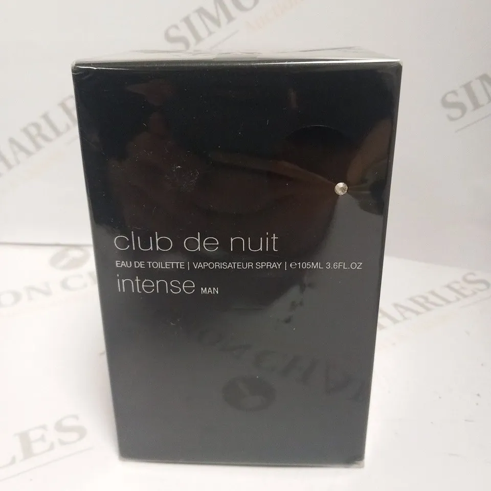 BOXED AND SEALED CLUB DE NUIT INTENSE MAN EAU DE TOILETTE 105ML