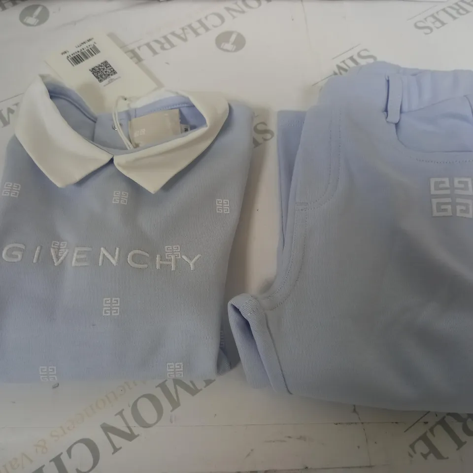 GIVENCHY TRACKSUIT IN LIGHT BLUE - 18 MONTHS