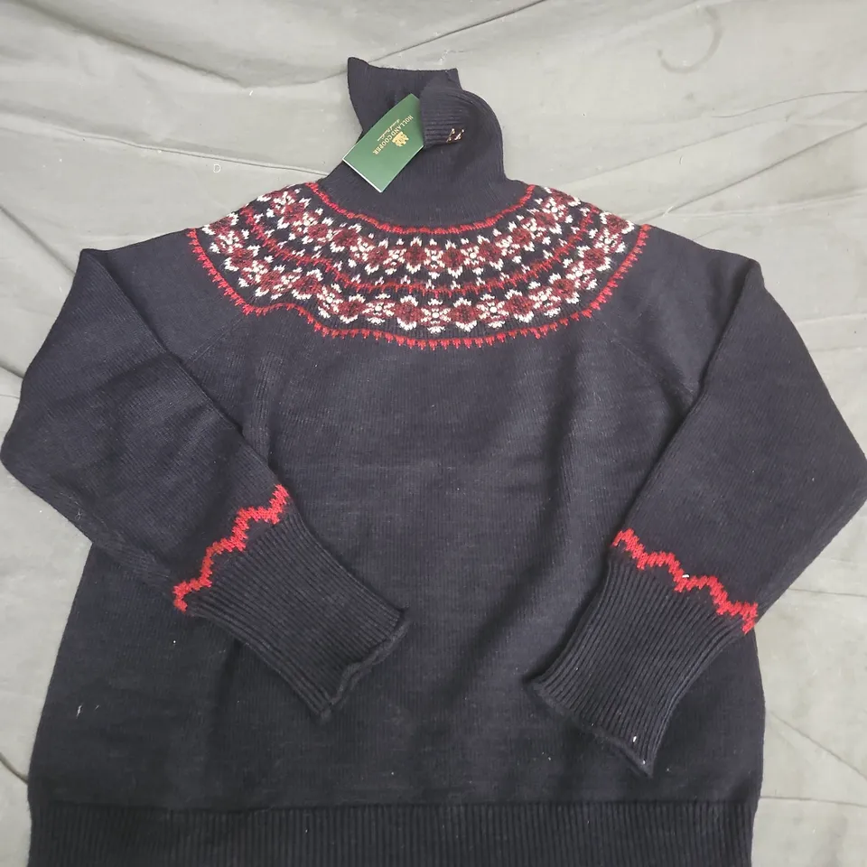 HOLLAND COOPER JENNIFER ROLL NECK KNIT IN INK NAVY - LARGE