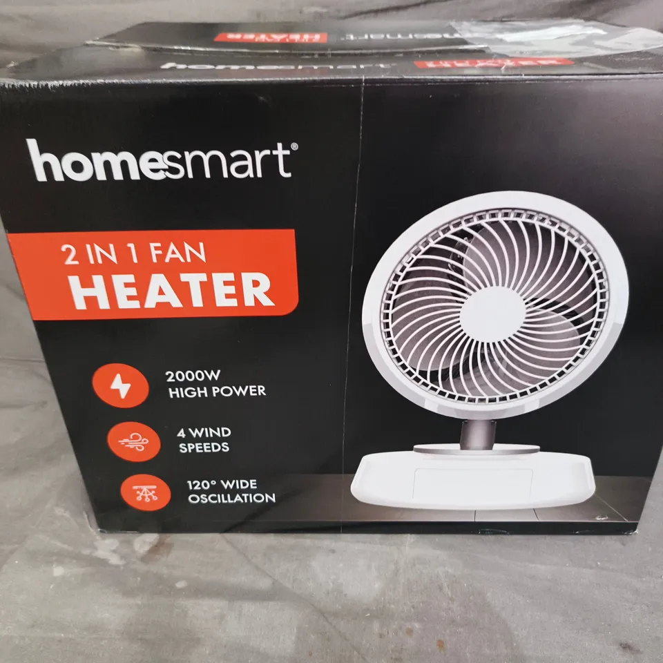 HOMESMART 2-IN-1 FAN HEATER – BOXED, 2000W