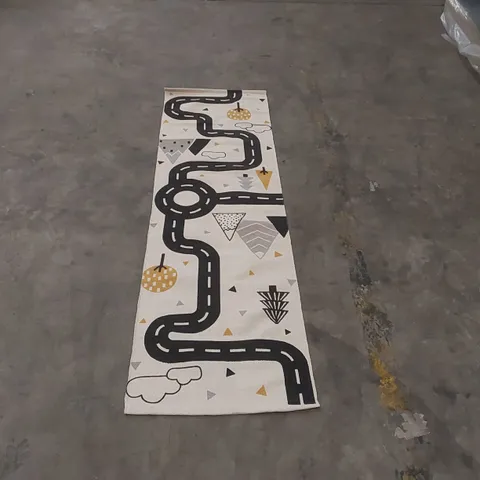 QUALITY DESIGNER RUG - APPROXIMATELY 205 x 59cm