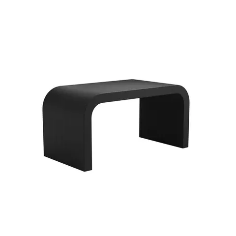 BOXED CAYSE OPEN COFFEE TABLE -BLACK-